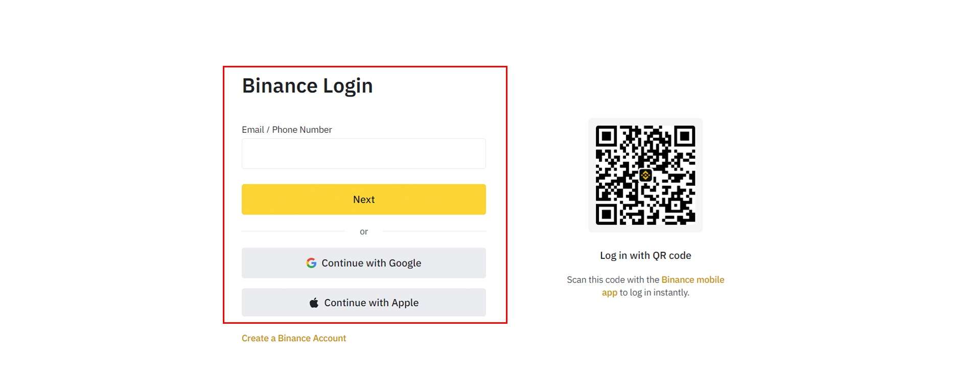 Binance Wallet Sign In Account