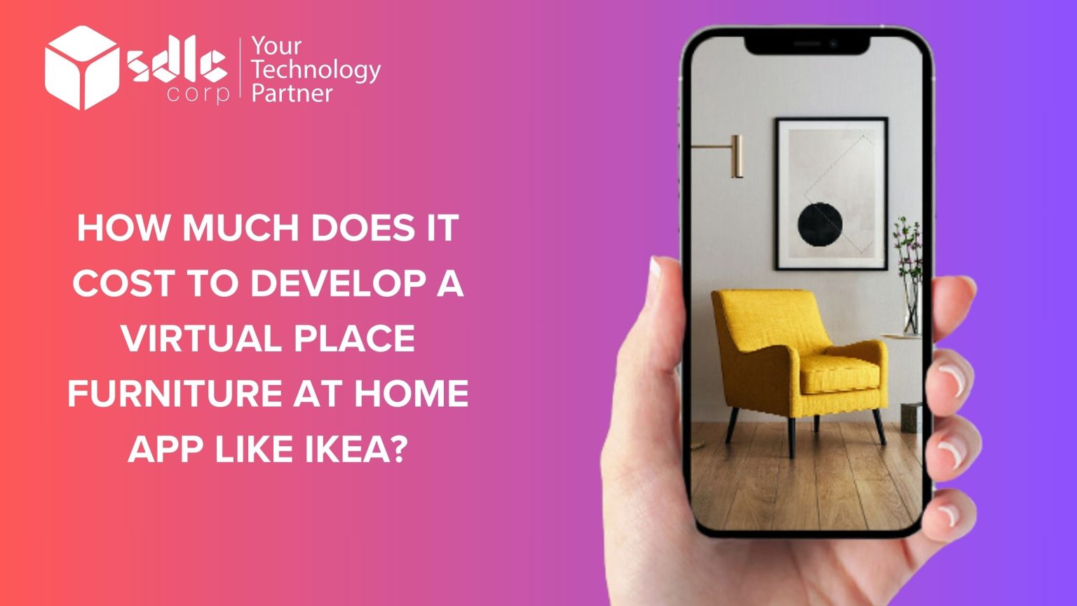 Cost to develop a virtual place furniture at home app like ikea