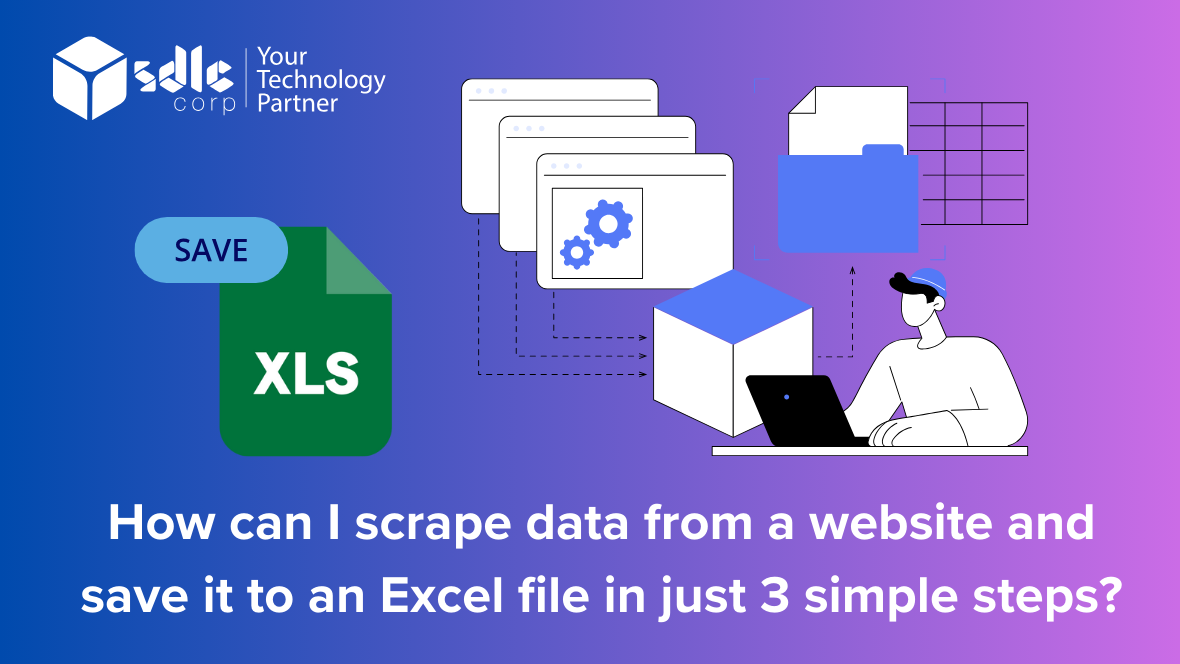 How can I scrape data from a website and save it to an Excel file in just 3 simple steps?