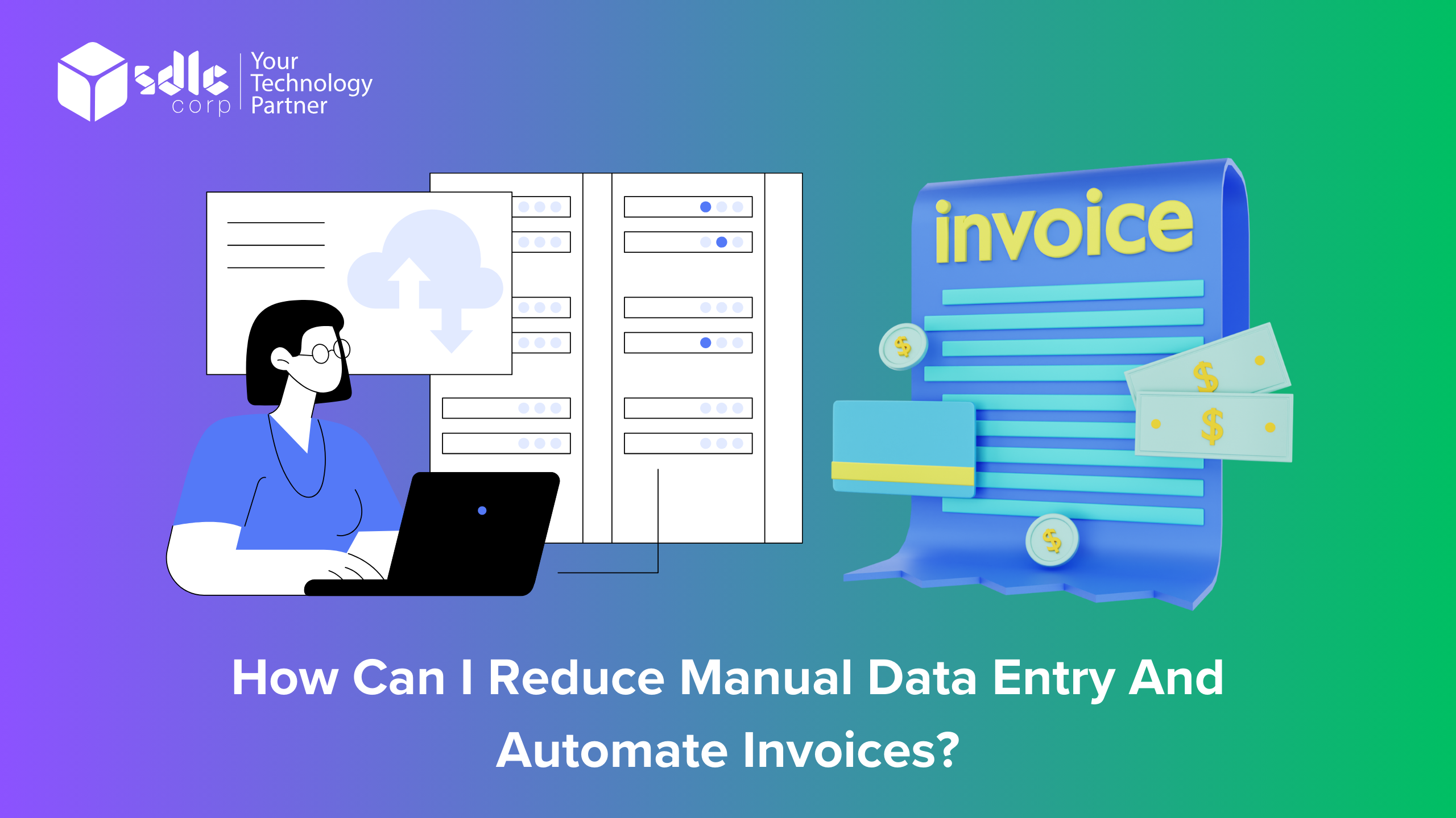 How can I reduce manual data entry and automate invoices