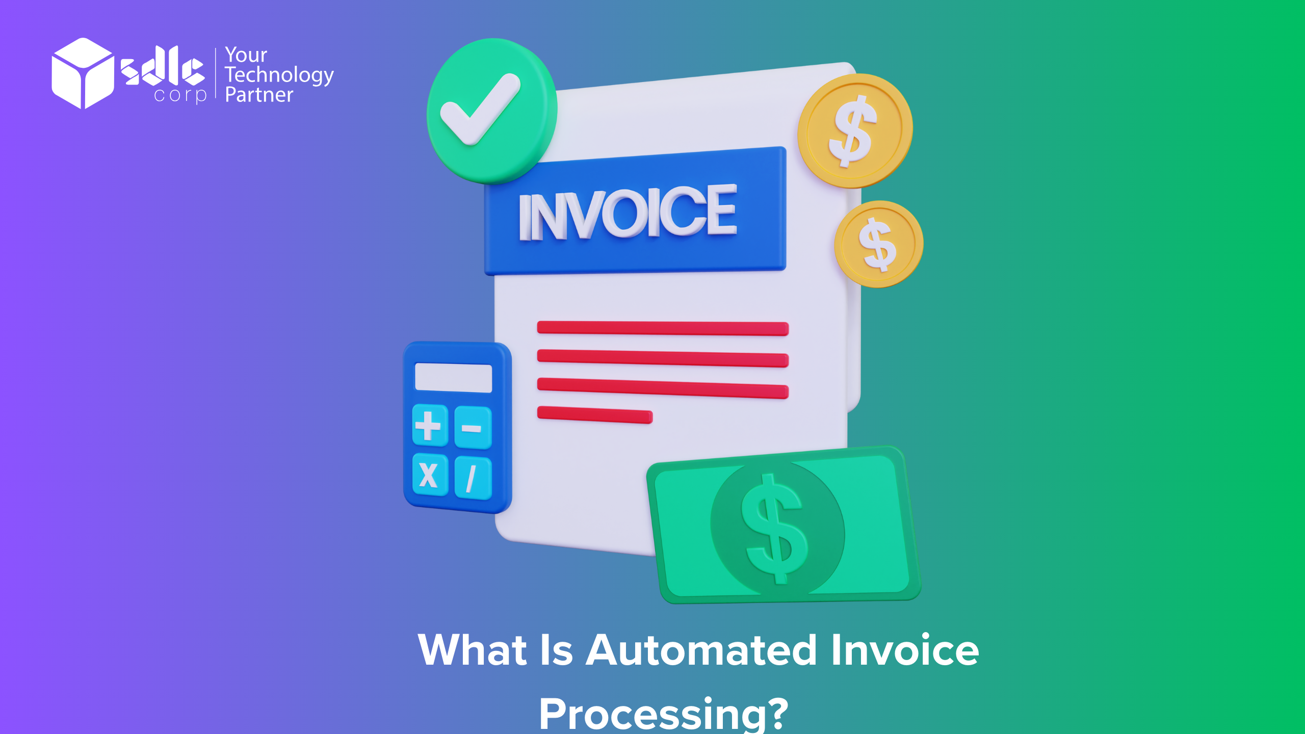 What is automated invoice processing