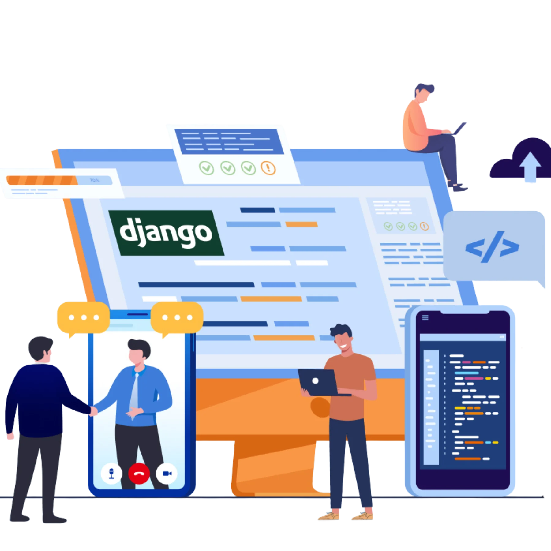 A premier Django development company crafting robust web solutions with precision and expertise to elevate your online presence and streamline business processes.