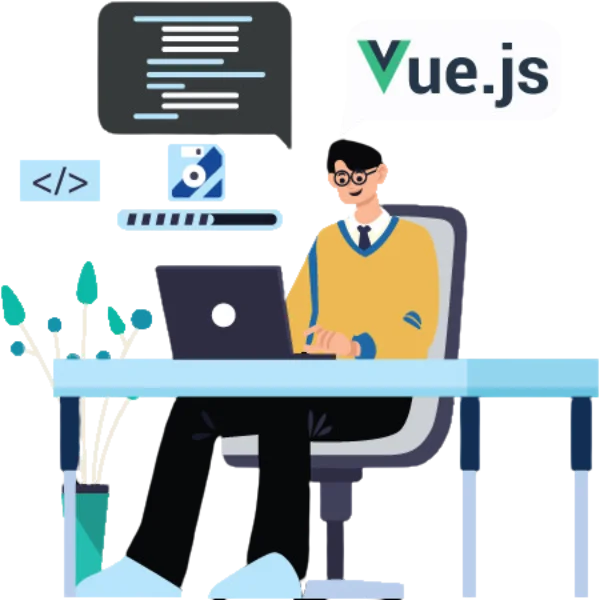 As a Vue.js development company, we specialize in delivering tailored web solutions with precision and expertise, leveraging Vue.js development services to create dynamic and user-friendly applications that drive digital growth.