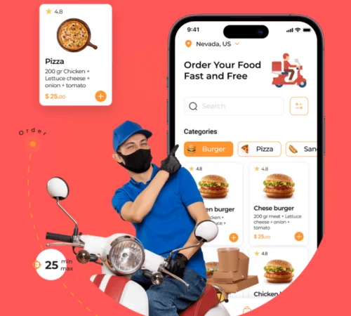 Pioneering food delivery solutions with cutting-edge technology. Revolutionizing the way people experience culinary delights through seamless app development, ensuring convenience and satisfaction with every delivery.