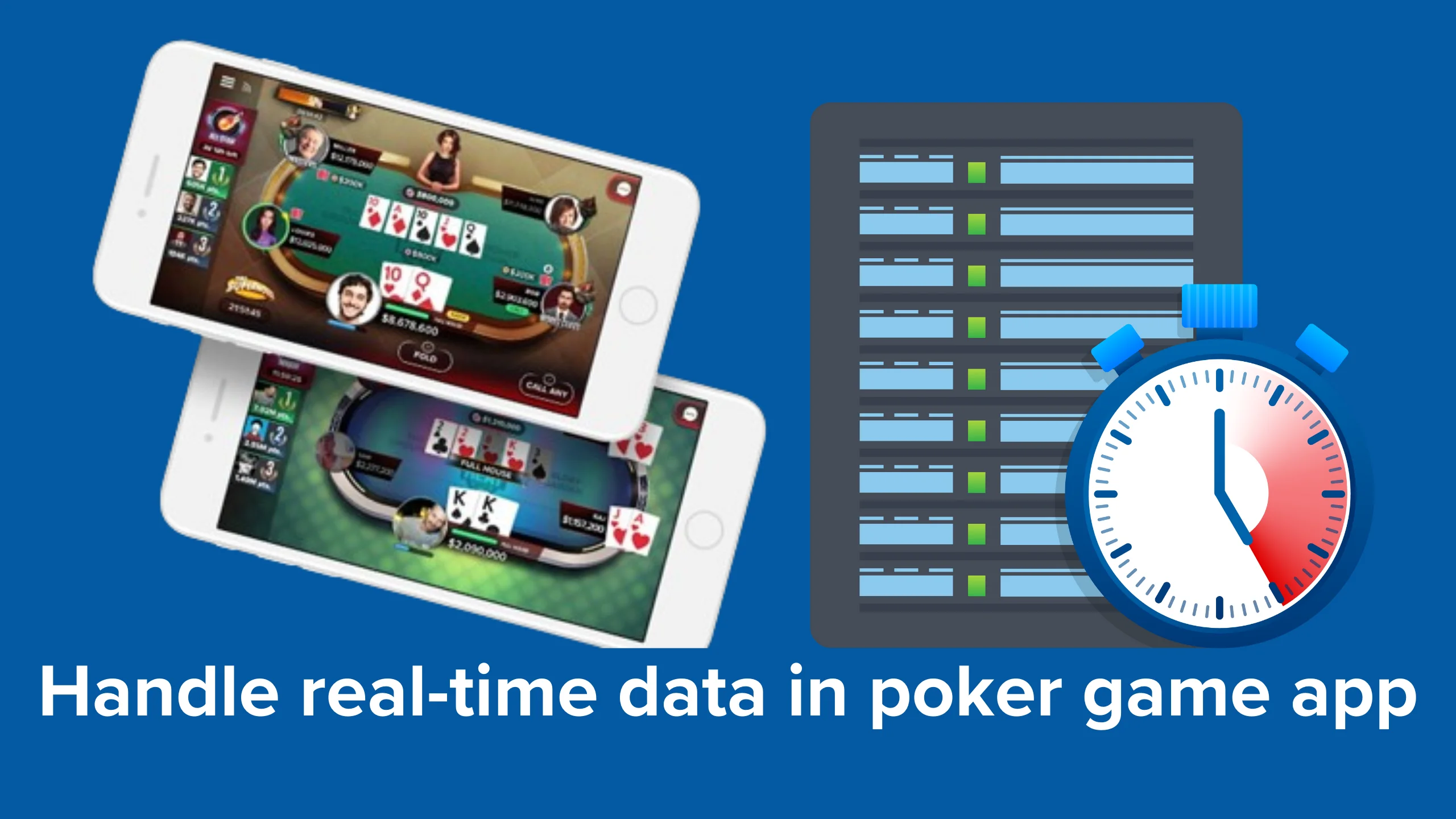 Efficient handling of real-time data in poker game apps ensures seamless gameplay and user engagement.