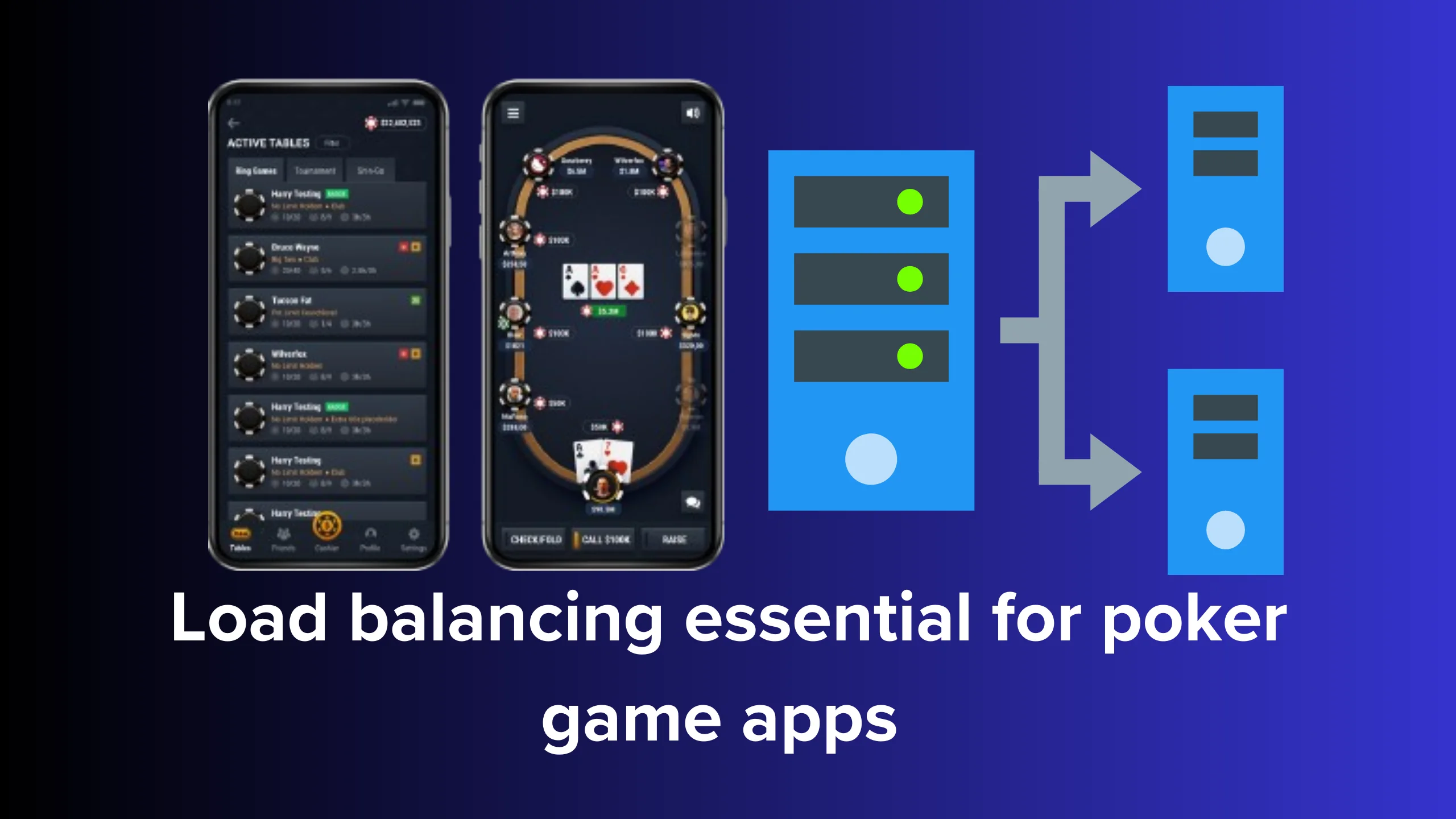 Optimize performance and ensure reliability with essential load balancing strategies for poker game apps.