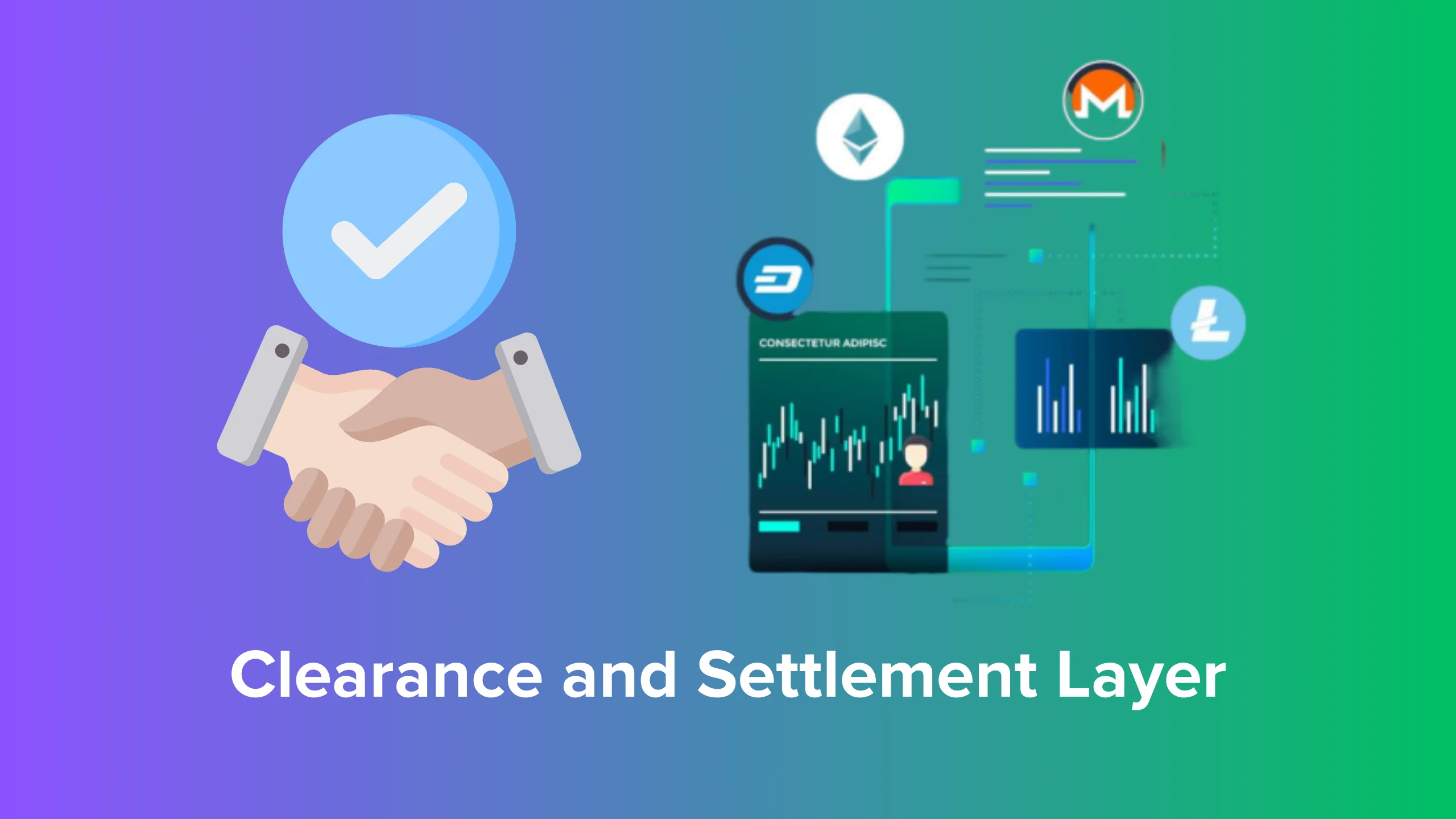 Diagram illustrating the clearance and settlement layer in a DeFi exchange platform.