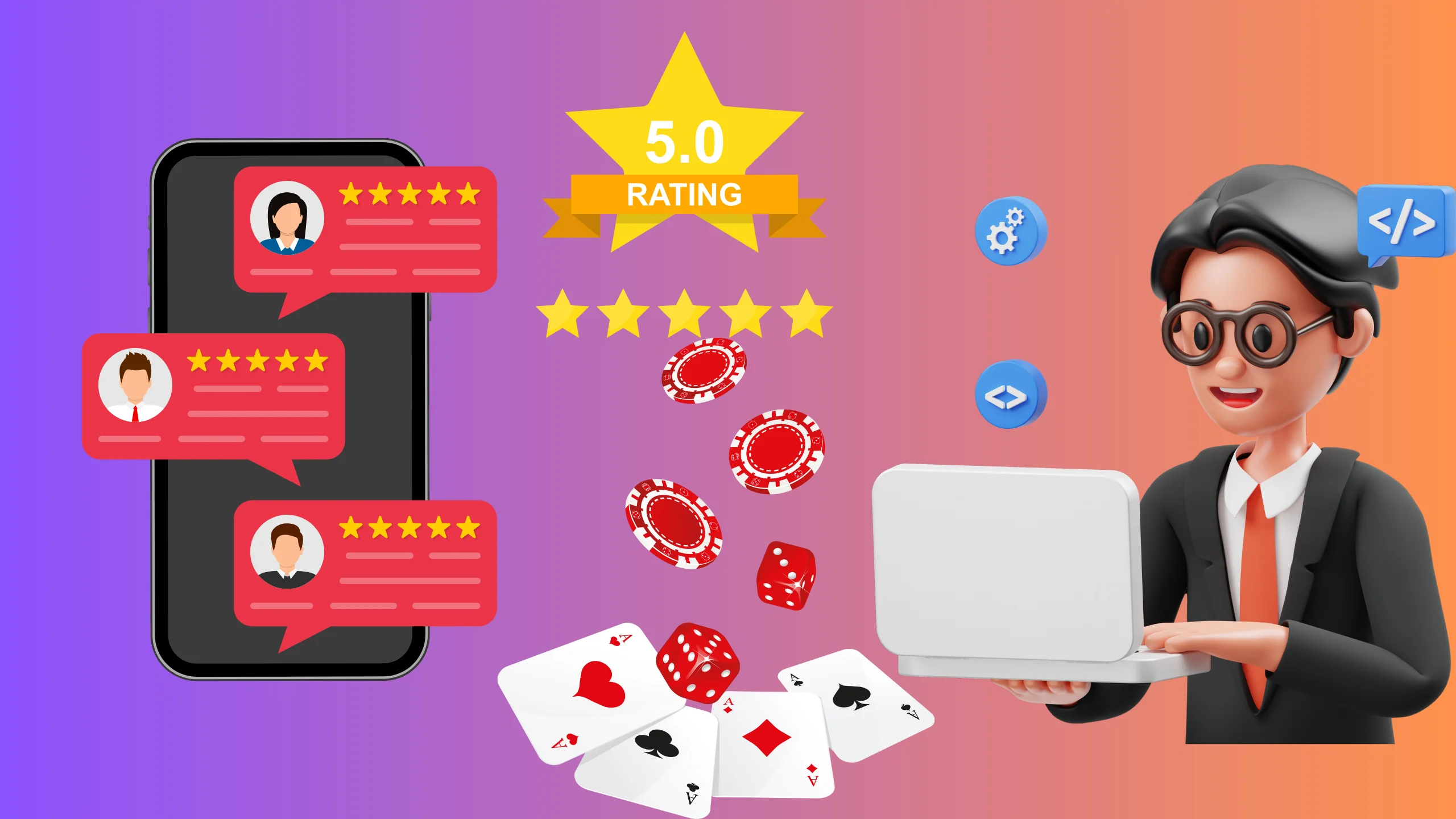 Read customer reviews and ratings to see player feedback and experiences with our poker game software.