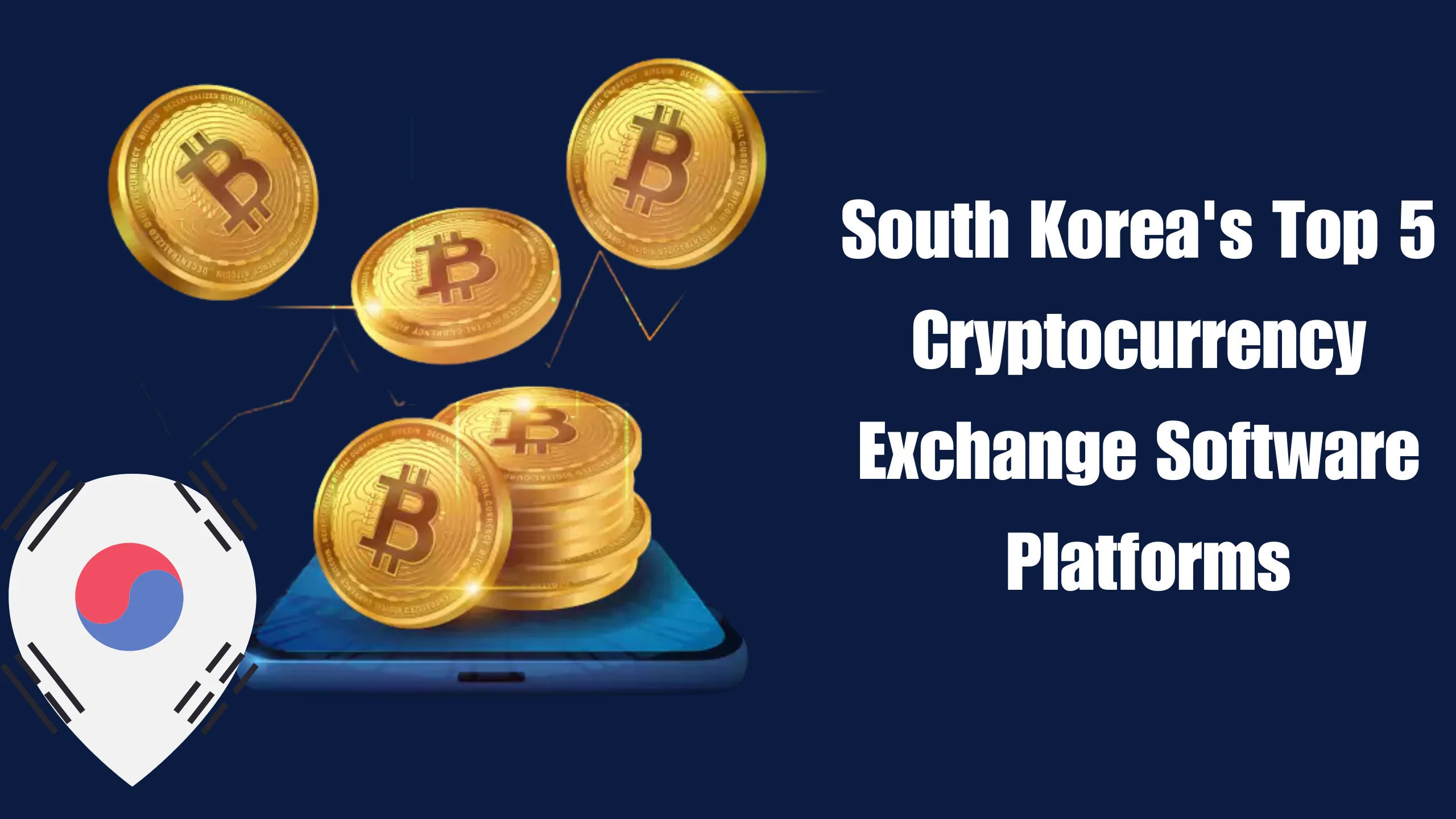 A comparative analysis chart of South Korea's top 5 cryptocurrency exchange software platforms for 2022, showcasing features and performance metrics.