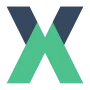 Vuex logo representing state management solutions for scalable Vue.js applications